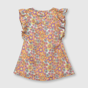 Vestido de bebé niña flores de bebe niña flores damasco