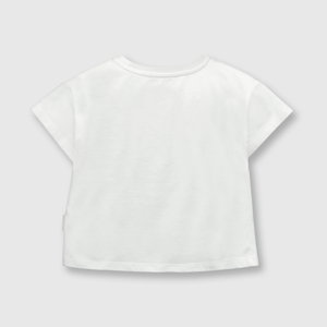 Polo de bebé niña Disney 100 off white