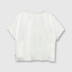 Polo de niña Disney 100 off white