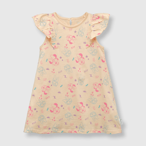 Vestido de bebé niña Minnie de bebe niña Minnie damasco