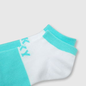 Medias de niña corto 6 pack aqua