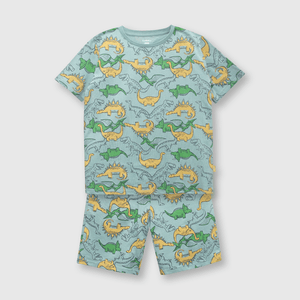 Pijama de niño de algodón green / verde