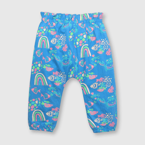 Pantalón de bebé niña liviano royal blue