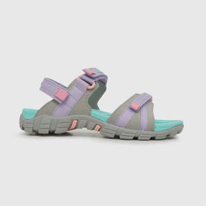 Sandalia de niña outdoor doble ajuste gray / gris