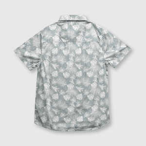 Camisa de niño tropical jade
