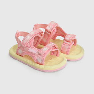 Aqua de niña playa doble ajuste tye dye light pink
