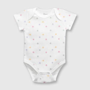 Pack bodies de bebé niña 5 pack off white
