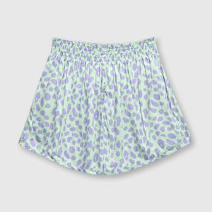 Short de niña relajado light green