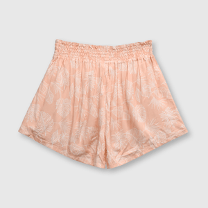 Short de niña relajado salmon