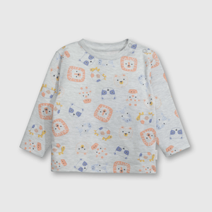 Conjunto de algodón safari Gris melange