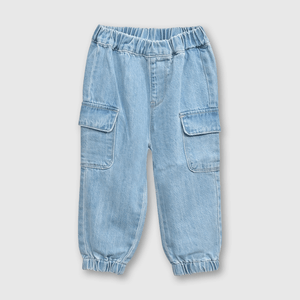 Jeans de mezclilla holgado light denim