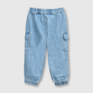 Jeans de mezclilla holgado light denim