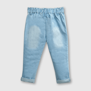 Jeans de mezclilla holgado light denim