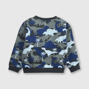 Polerón camuflado dinos navy