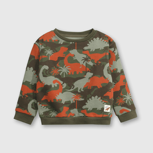 Polerón camuflado dinos Verde militar
