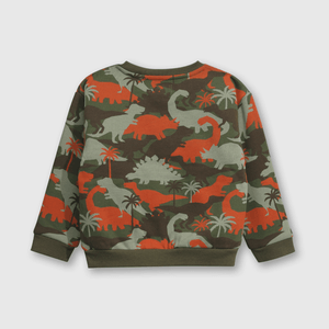Polerón camuflado dinos Verde militar
