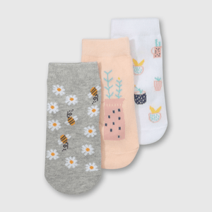 Medias deportivas Colección Niña Gris melange