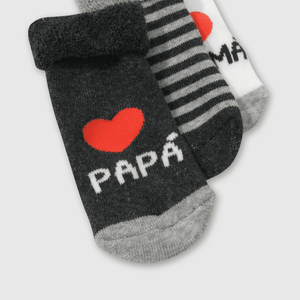 Medias deportivas Coleccion Unisex Gris melange