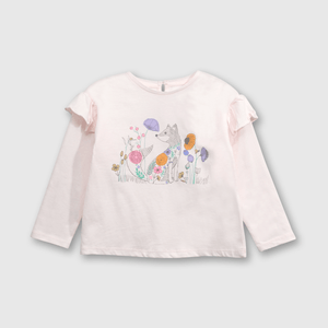 Polo Colección Niña soft pink