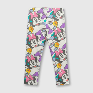 Leggings Disney Niña Crema