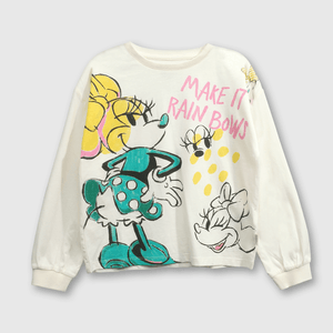 Polo Disney Niña Crema
