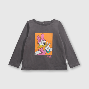 Polo Disney Niña Grafito