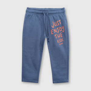 Pantalón buzo de niño skate cobalto