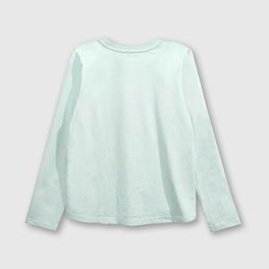 Polo de niña aqua