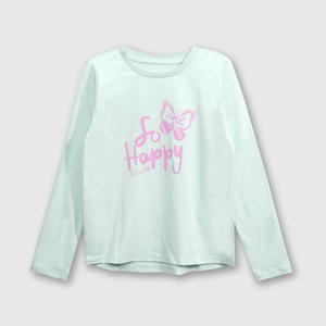 Polo de niña aqua