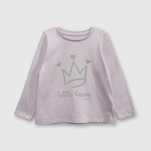 Polo de Niña corona violeta