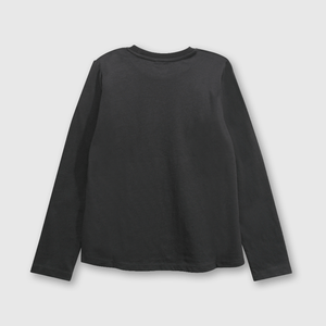 Polo de niña marengo