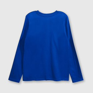Polo de niño azulino
