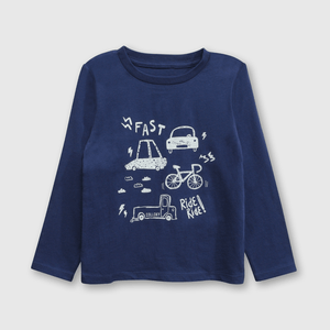 Polo ML de Niño autos azul / blue