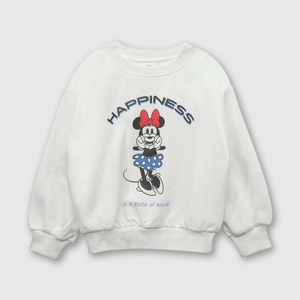 Polerón Disney Niña off white