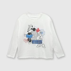 Polo Disney Niña off white