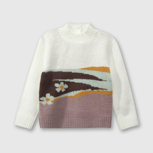 Sweater Colección Niña Crema
