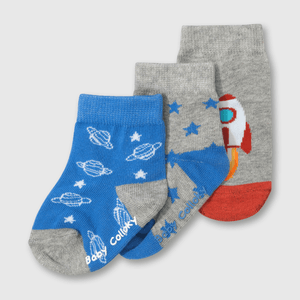 Medias deportivas Colección Niño Gris melange