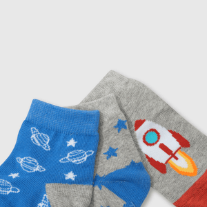 Medias deportivas Colección Niño Gris melange