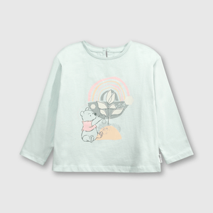 Polo Disney Niña menta