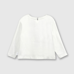 Polo Disney Niña off white
