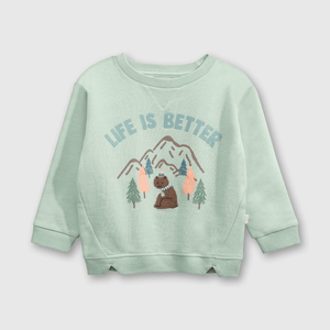 Polerón Colección Niño light green