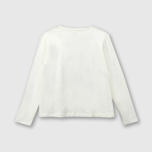 Polo Colección Niña Crema