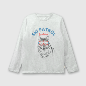 Polo Everyday Niño Gris melange