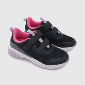 Zapatilla luces Luces Niña negro