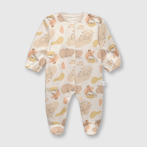 Enterizo de bebé niño winnie the pooh beige
