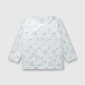Camiseta de bebé unisex 3 pack bambi blanco / white