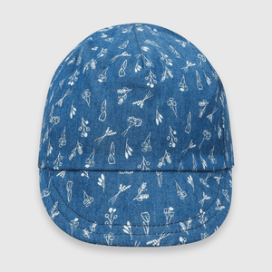 Gorro de bebé niña de mezclilla Denim