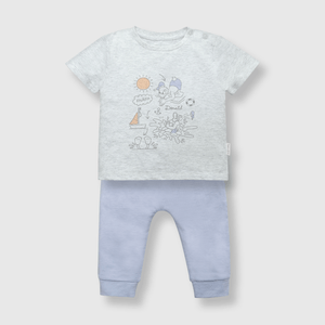 Clemente de bebé niño Mickey de bebe niño Mickey Gris melange