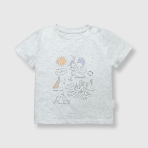 Clemente de bebé niño Mickey de bebe niño Mickey Gris melange