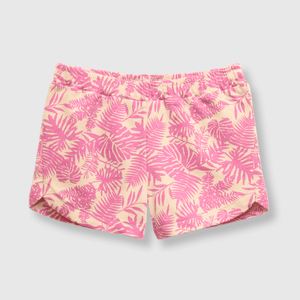 Short de bebe niña tropical damasco